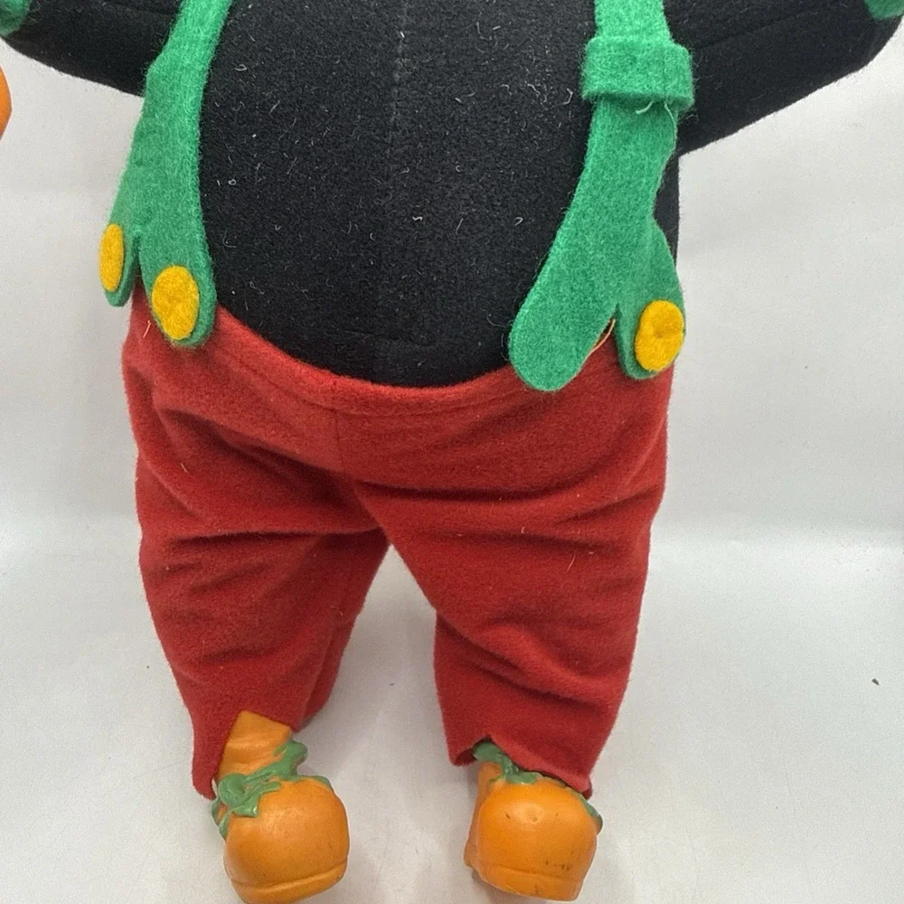 Vintage Halloween Peek A Boo Jack O Lantern head and hand Doll